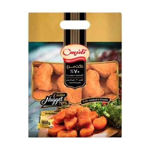 ناگت مرغ 70 درصد تانیس - 950 گرم