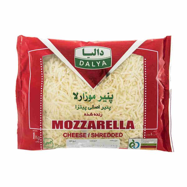 پنیر پیتزا موزارلا رنده شده پرچرب دالیا - 1000 گرم