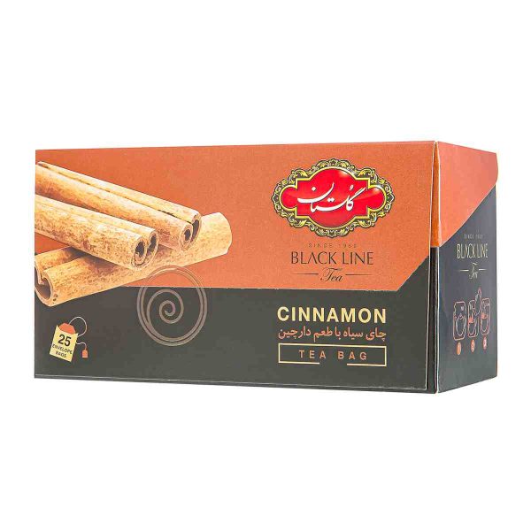 Untitled-12476-compressed چای سیاه کیسه ای گلستان با طعم دارچین - 25 عددی