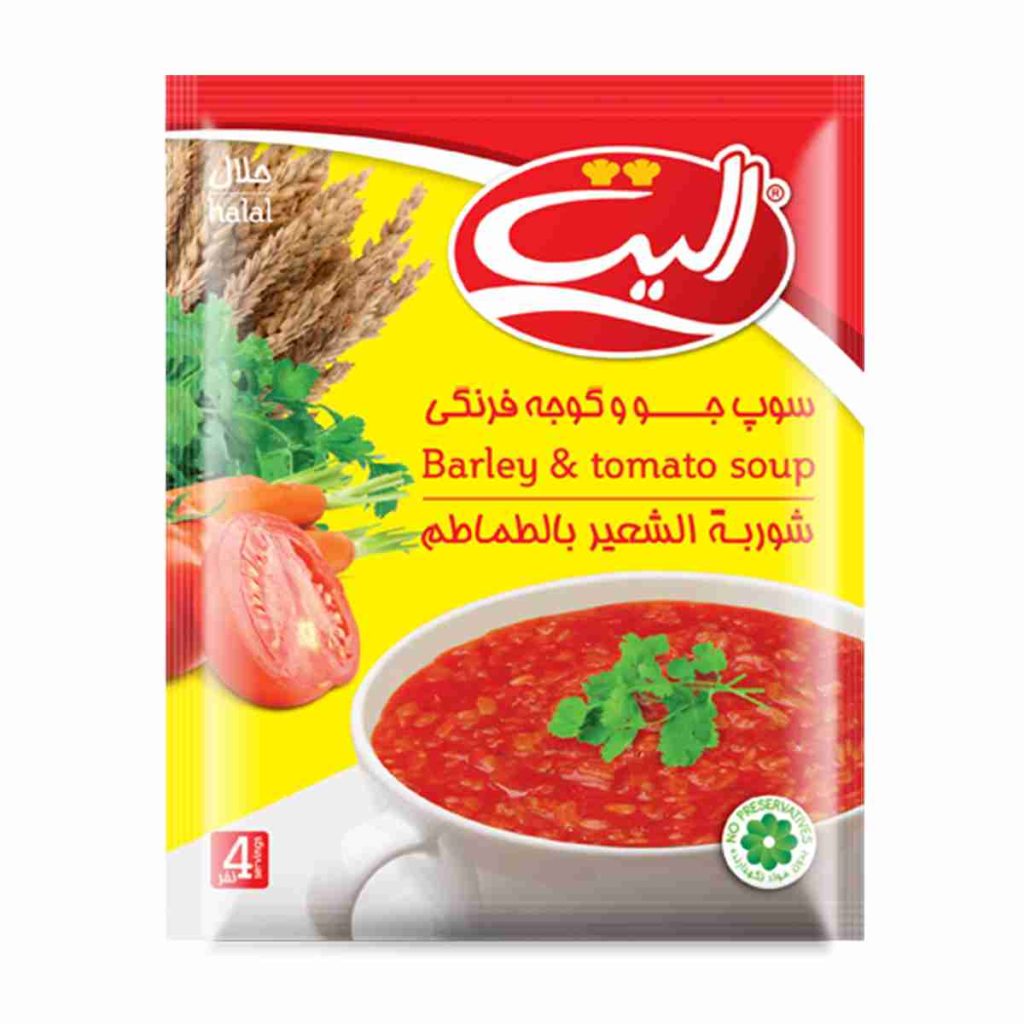 سوپ جو و گوجه فرنگی الیت - 65 گرم