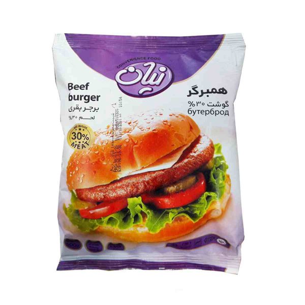 همبرگر ۳۰% گوشت نیان - ۵۰۰ گرم