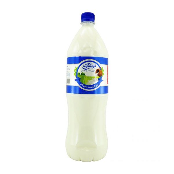 دوغ بدون گاز گرمادیده با طعم نعناع خوشگوار - 1.5 لیتر