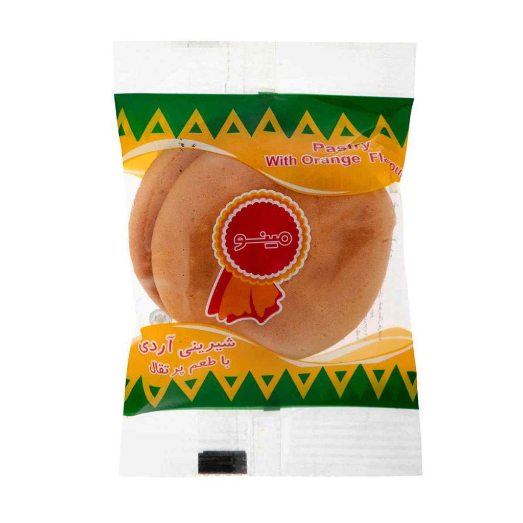 شیرینی آردی با طعم پرتقال مینو - 30 گرم