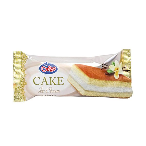 کیک بستنی وانیلی میهن