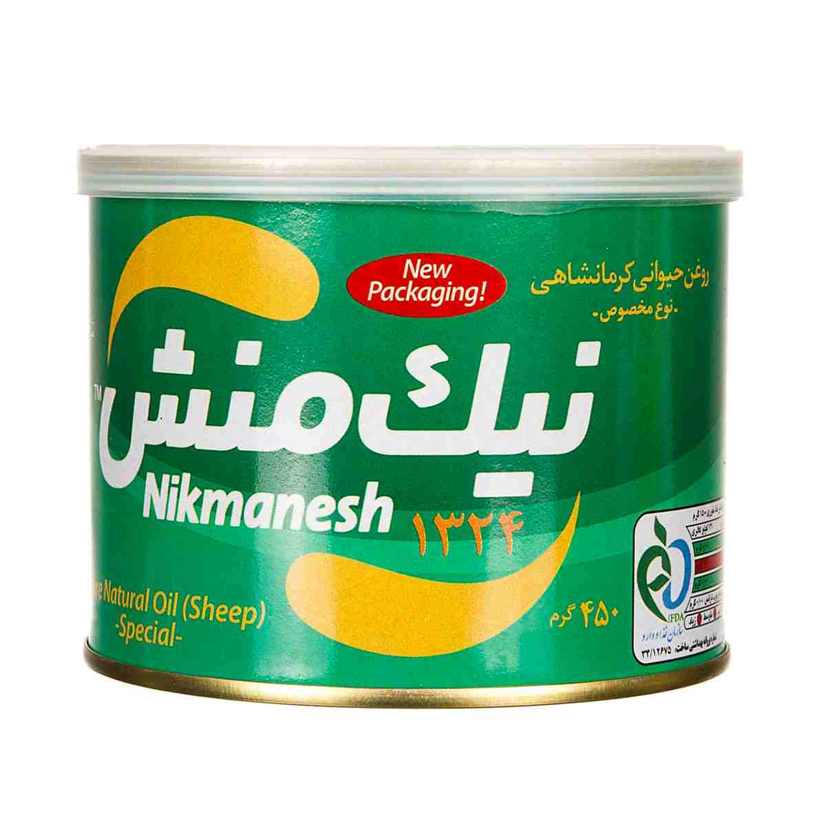 روغن حیوانی کرمانشاهی مخصوص نیک منش - 450 گرم