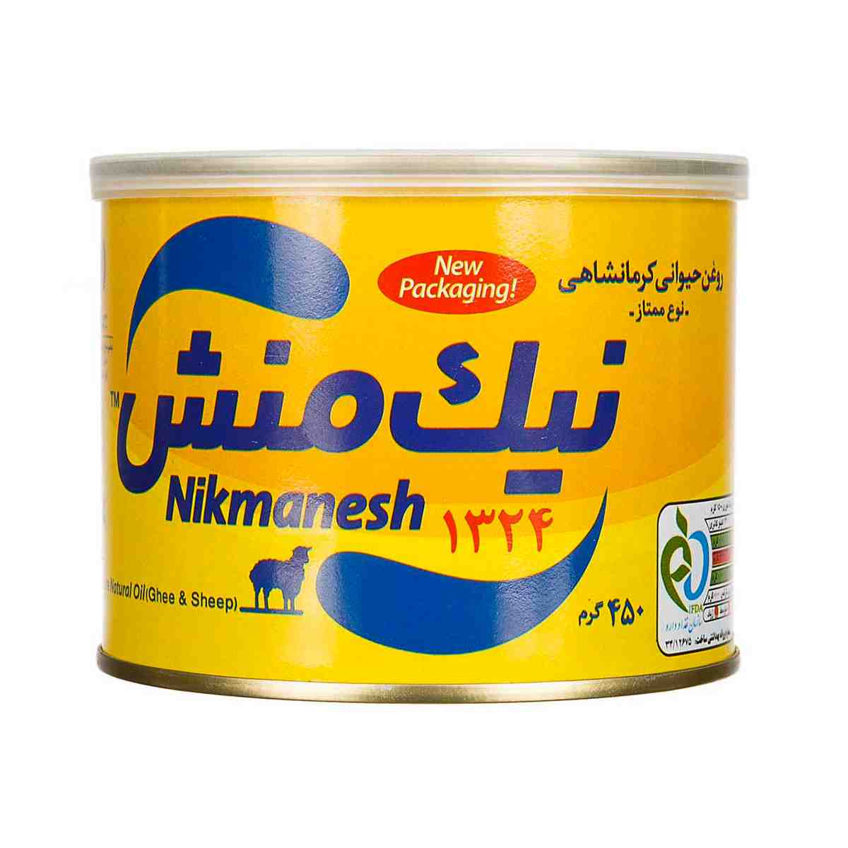 روغن حیوانی کرمانشاهی ممتاز نیک منش - 450 گرم