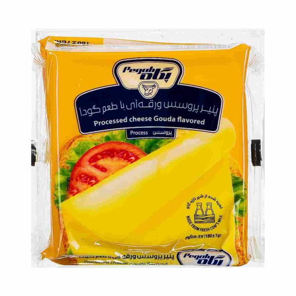 پنیر پروسس ورقه ای پگاه با طعم گودا - 180 گرم