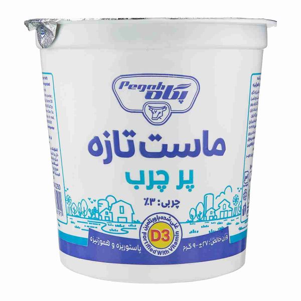 ماست پرچرب غنی شده با ویتامین دی تری پگاه - 900 گرم