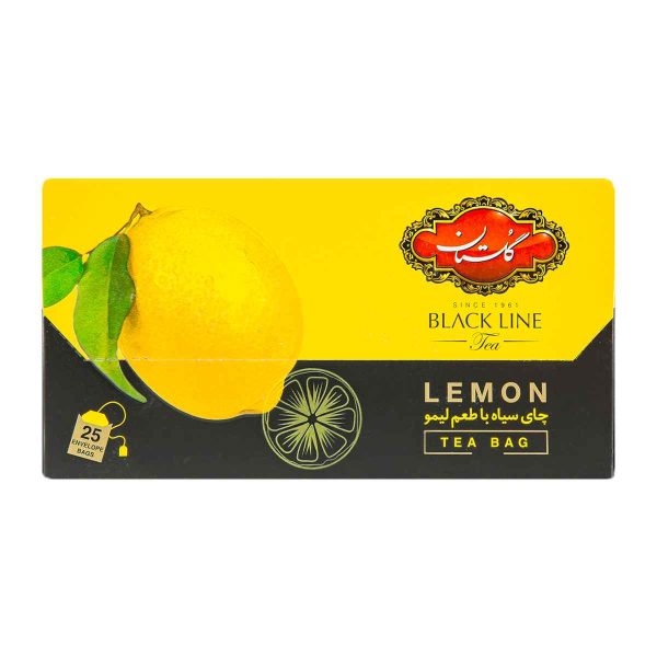 Untitled-12416-compressed چای سیاه کیسه ای گلستان با طعم لیمو - 25 عددی
