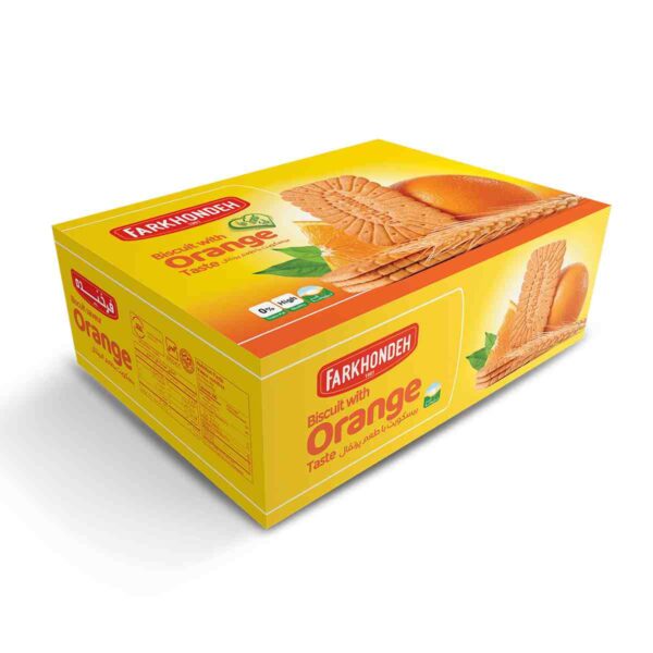 بیسکویت پذیرایی پرتقالی فرخنده - 1730 گرم
