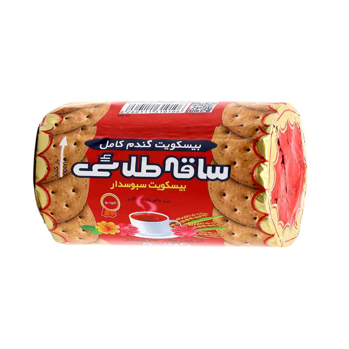 بیسکویت گندم کامل ساقه طلایی مینو - 200 گرم