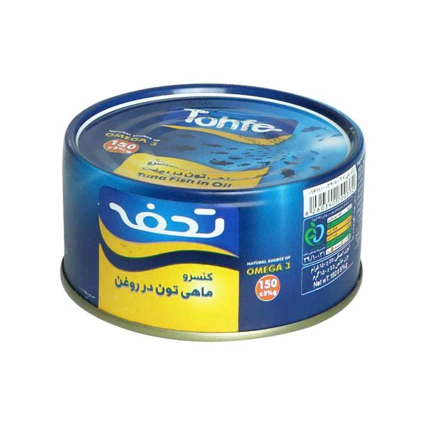 کنسرو ماهی تون در روغن تحفه - 180 گرم