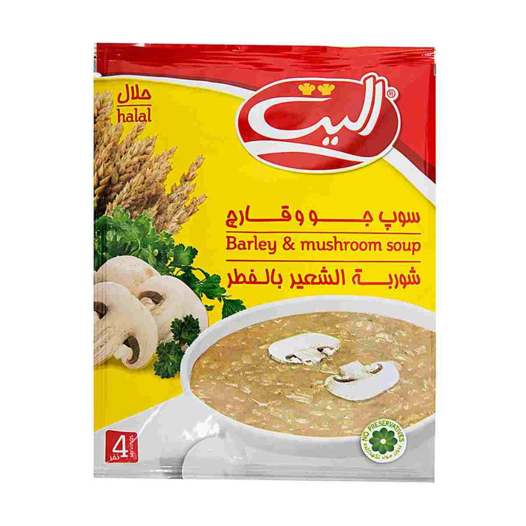 سوپ جو و قارچ الیت - 65 گرم