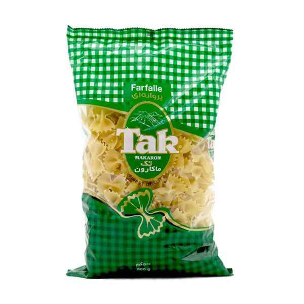 ماکارونی پروانه ای تک ماکارون - ۵۰۰ گرم