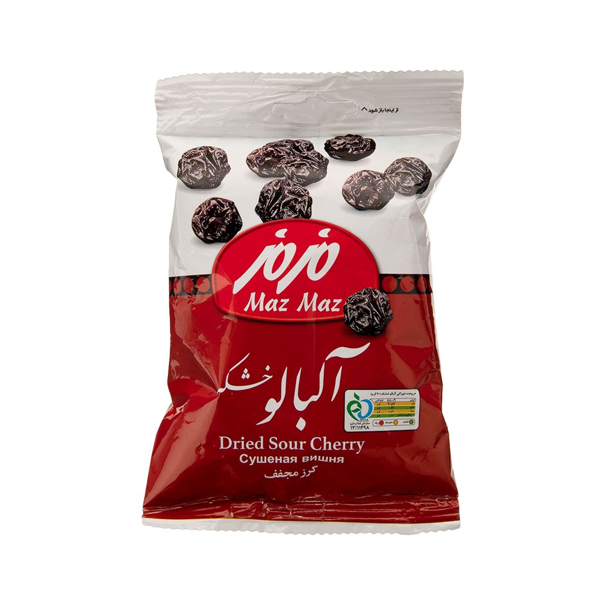 آلبالو خشکه مزمز - 80 گرم