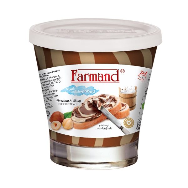 کرم کاکائو فندقی شیری فرمند - 100 گرم