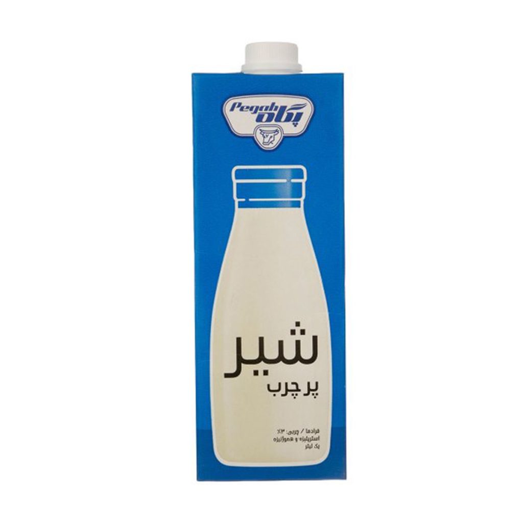 شیر پرچرب پگاه – 1 لیتر