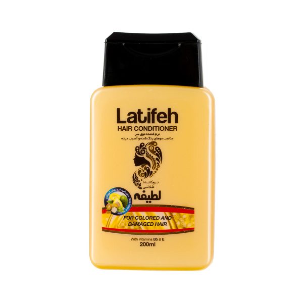 نرم کننده طلایی موهای رنگ شده و آسیب دیده لطیفه – 200 میلی لیتر