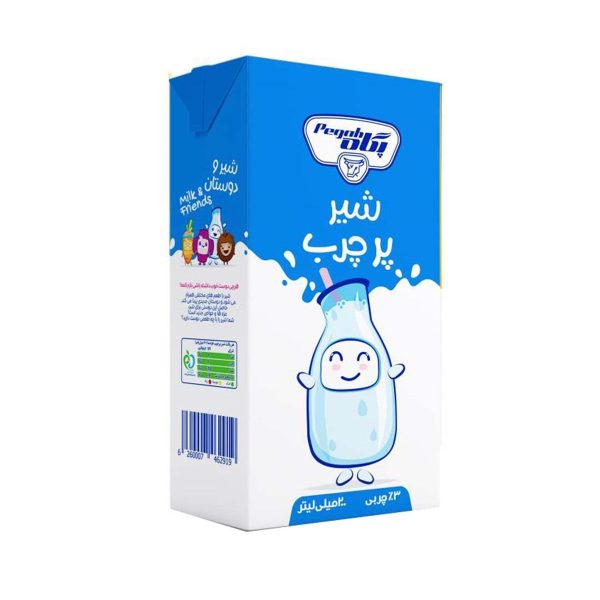 شیر پرچرب استریل پگاه – 200 میلی لیتر