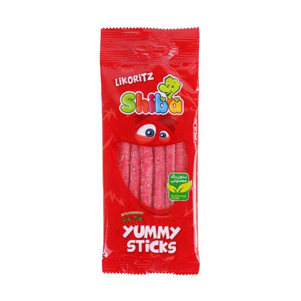 Untitled-3288-compressed پاستیل مغزدار شکری با طعم توت فرنگی لیکوریتز شیبا - 90 گرم