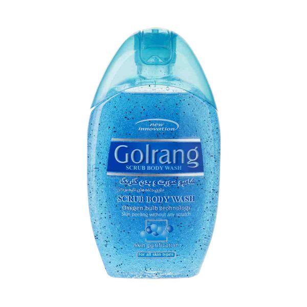 شامپو صورت و بدن آبی گلرنگ حاوی دانه های لایه بردار - ۲۸۰ گرم