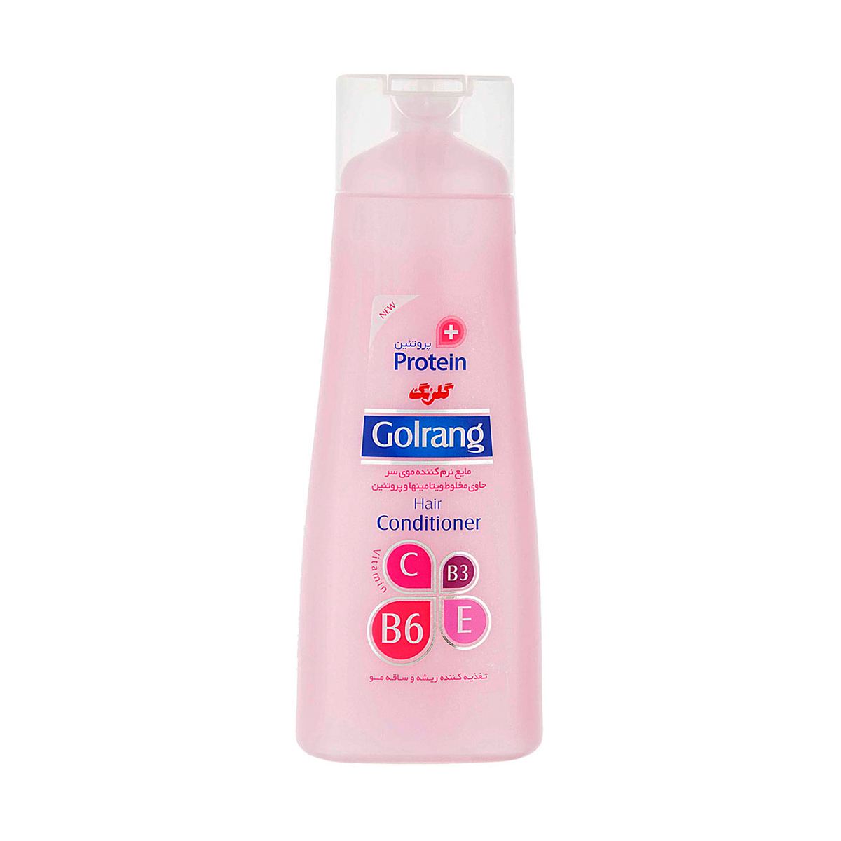 مایع نرم کننده موی سر صورتی گلرنگ حاوی پروتئین و مخلوط ویتامینها – ۳۰۰ گرم