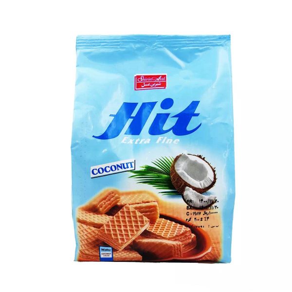 ویفر با کرم نارگیل هیت شیرین عسل - 200 گرم