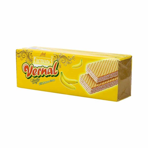 ویفر ورنال فرمند با کرم موزی – 190 گرم