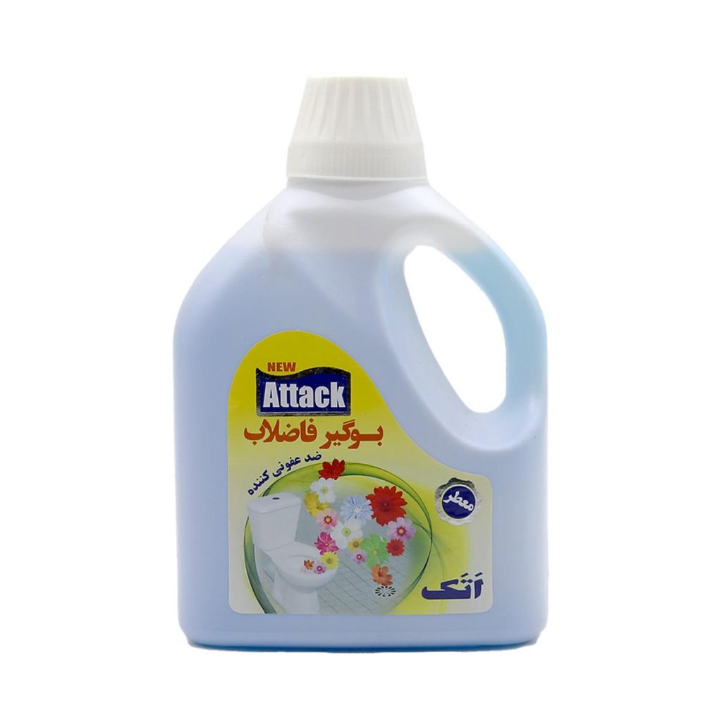 مایع بوگیر و ضدعفونی کننده معطر فاضلاب اتک - 1 لیتر