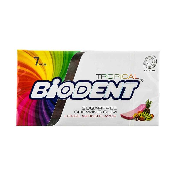 آدامس مینی استیک بدون شکر استوایی بایودنت - 7 عددی