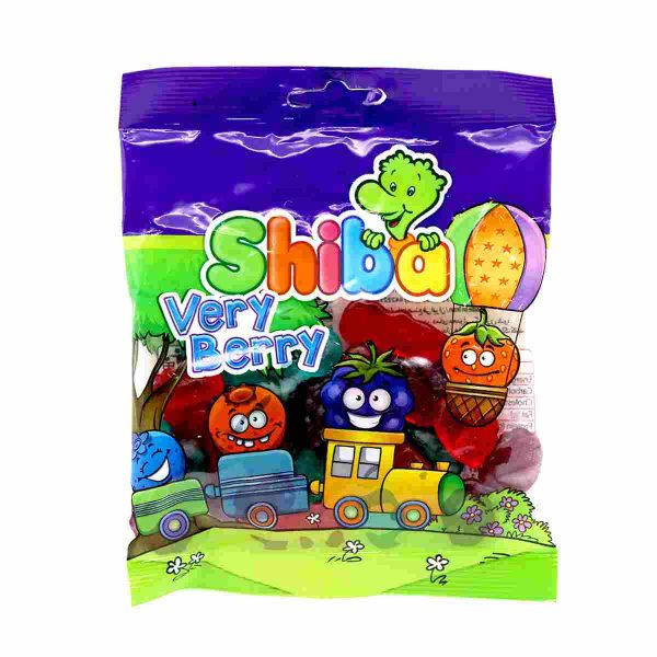 پاستیل میوه‌ای میکس وری بری شیبا - 90 گرم