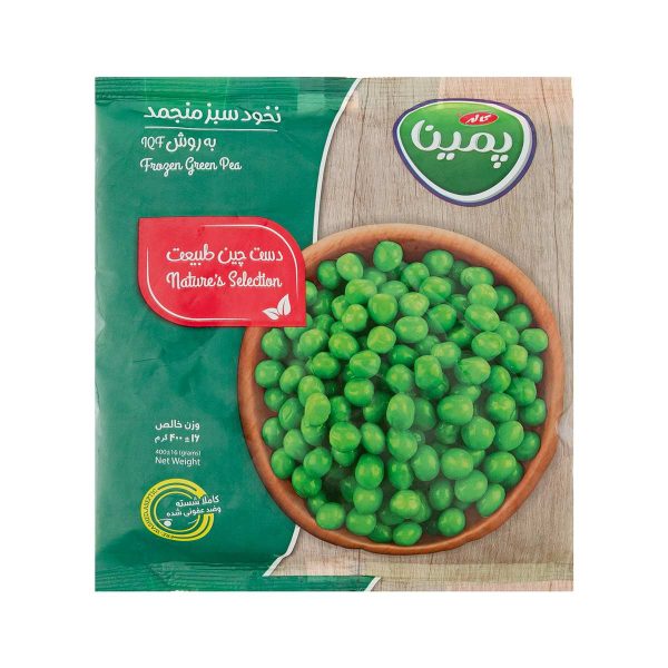 نخود سبز منجمد پمینا کاله - 400 گرم