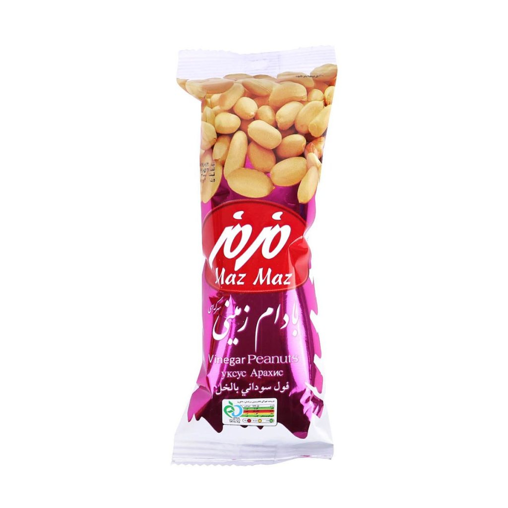 بادام زمینی سرکه ای مزمز - 35 گرم