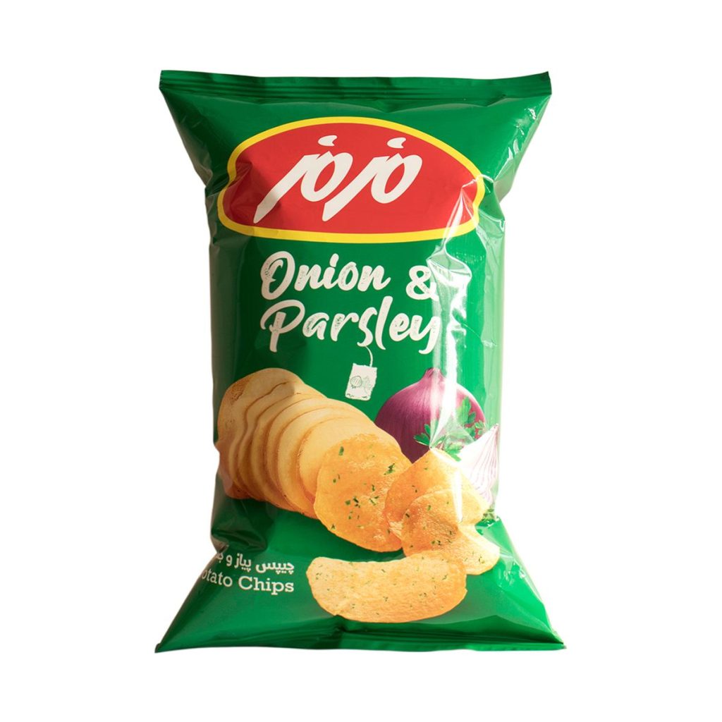 چیپس پیاز و جعفری مزمز – 60 گرم