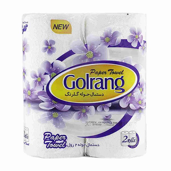 دستمال کاغذی حوله ای گلرنگ - 2 رول