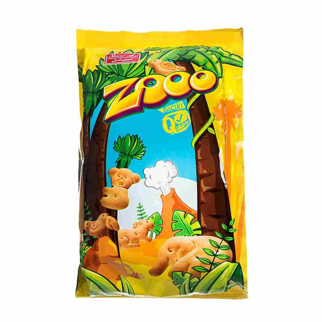 بیسکویت باغ وحش شیرین عسل - 60 گرم