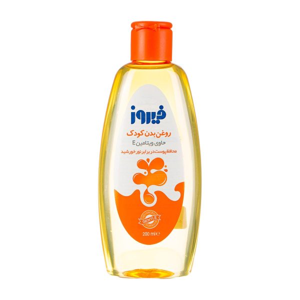 روغن بدن کودک حاوی ویتامین E فیروز - 200 میلی لیتر