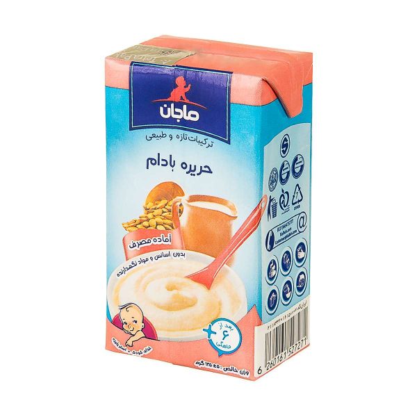 غذای کودک حریره بادام با شیر ماجان - 135 گرم