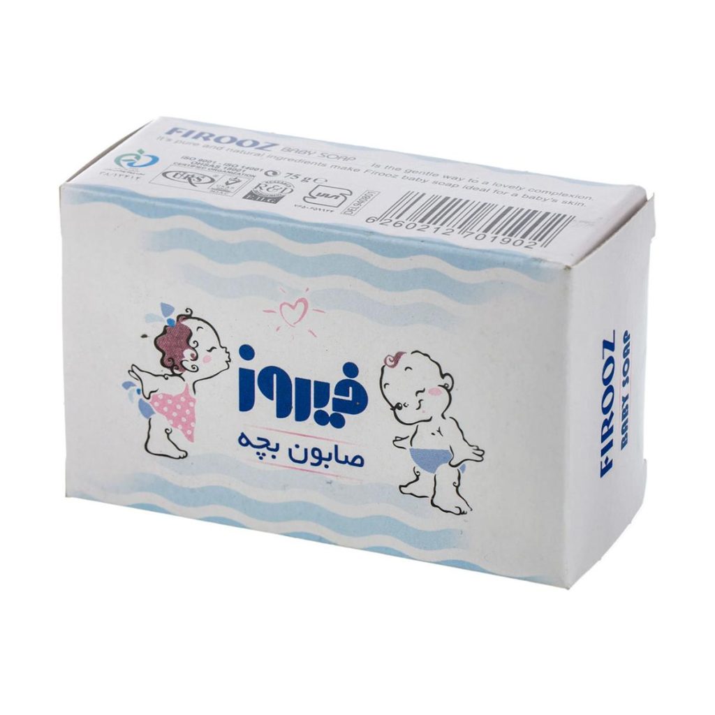 صابون بچه فیروز حاوی روغن نارگیل - 75 گرم