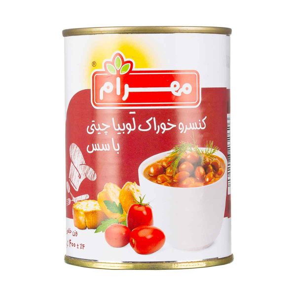 Untitled-1180-compressed کنسرو خوراک لوبیا چیتی با سس مهرام - 400 گرم