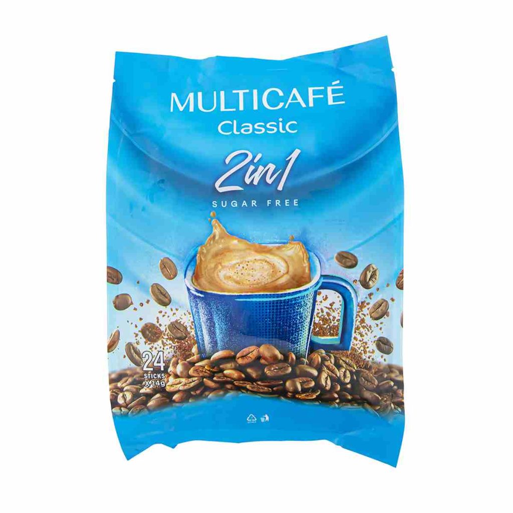 کافی میکس کلاسیک بدون شکر مولتی کافه - 24 عددی