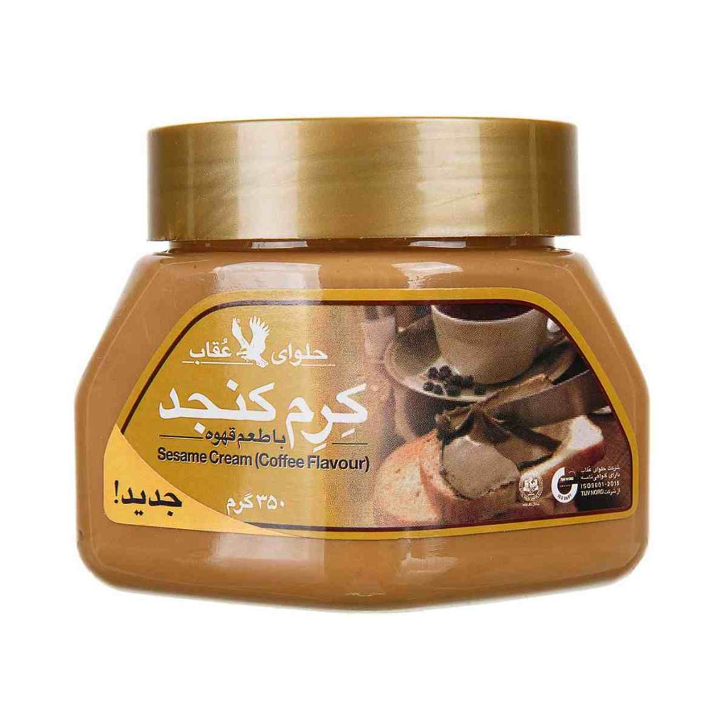 کرم کنجد با طعم قهوه عقاب - 350 گرم
