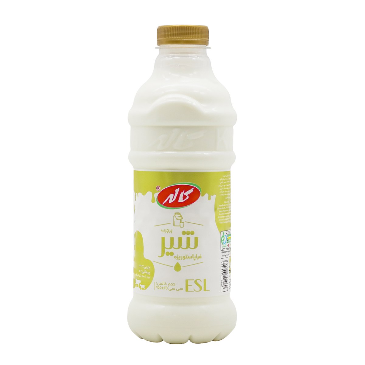 شیر پرچرب کامل فراپاستوریزه ESL کاله - 955 میلی لیتر