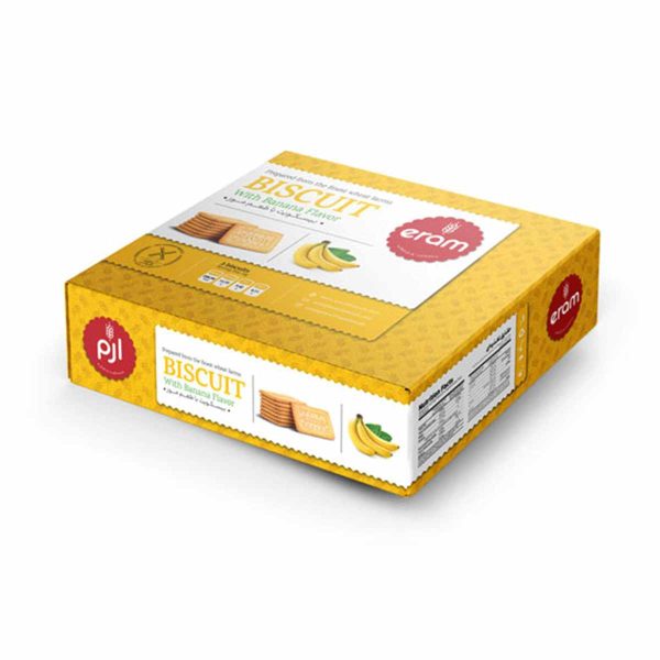بیسکویت با طعم موز ارم - 800 گرم