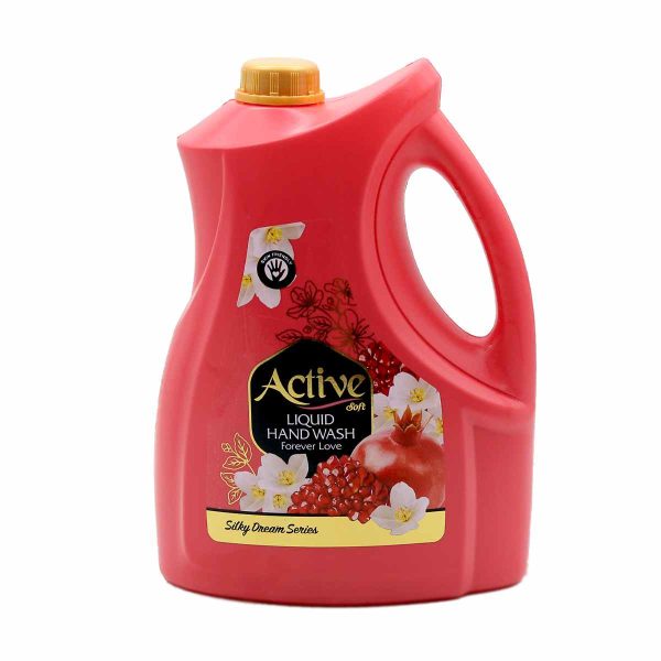 مایع دستشویی صدفی صورتی اکتیو - 3750 گرم
