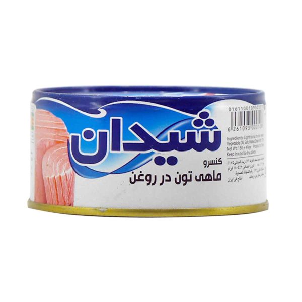 کنسرو ماهی تون در روغن شیدان - 180 گرم