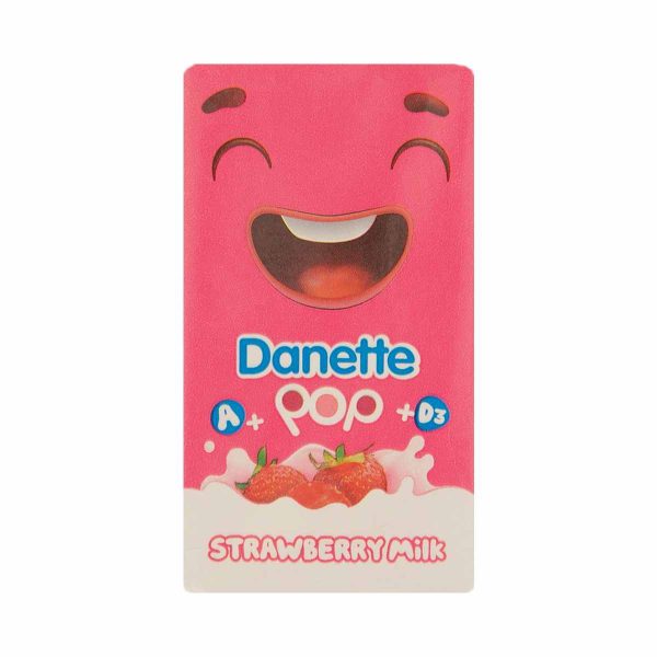 شیر توت فرنگی غنی شده دنت - 125 گرم