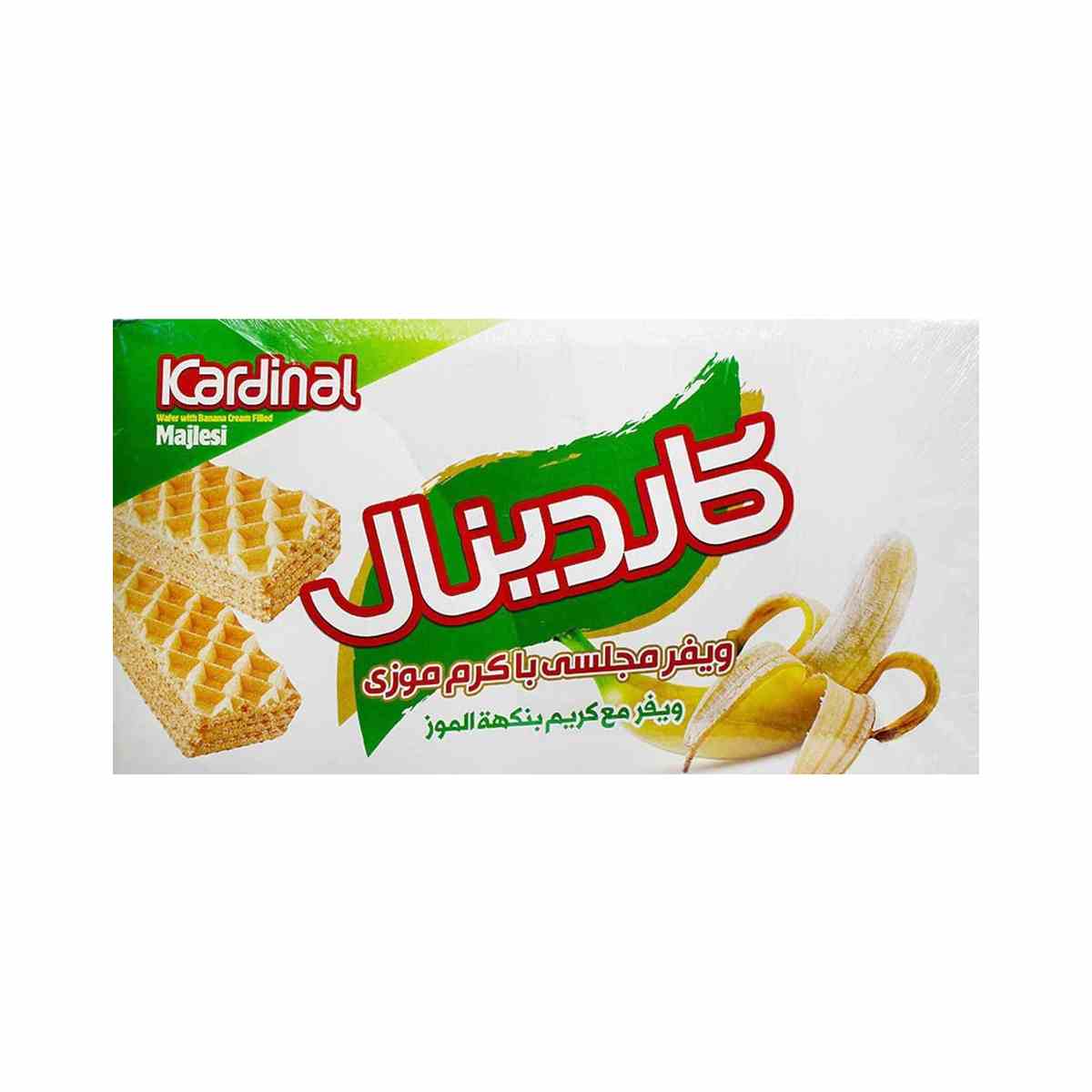 ویفر مجلسی با کرم موزی کاردینال - 1 کیلو