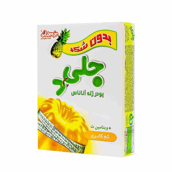 پودر ژله رژیمی کم کالری آناناس جلید دراژه - 25 گرم
