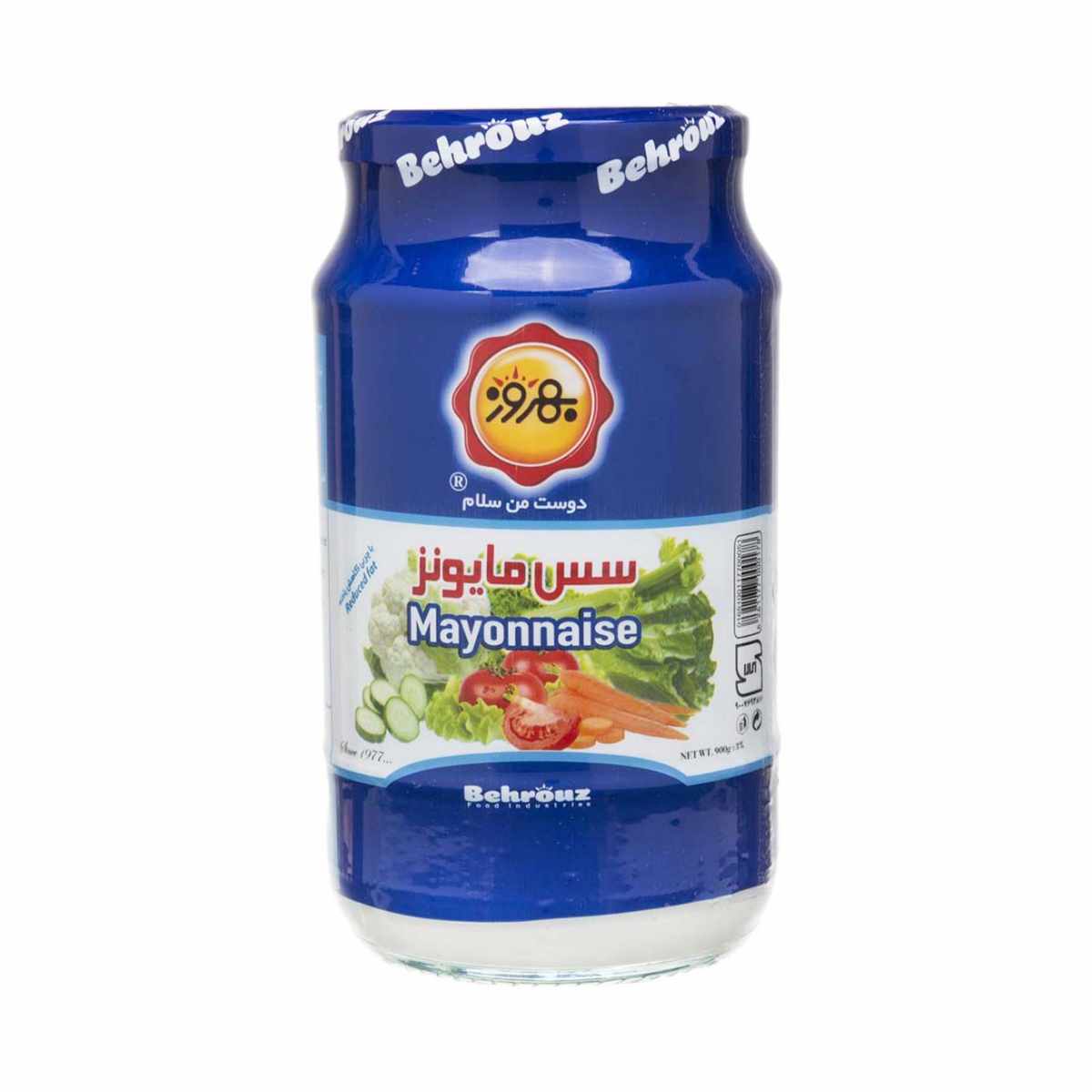 سس مایونز بهروز با چربی کاهش یافته - 900 گرم